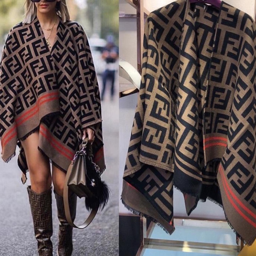 Designer runway shawl
